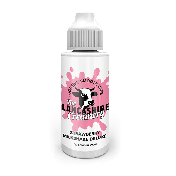 The Lancashire Creamery - Strawberry Milkshake Deluxe 100ml