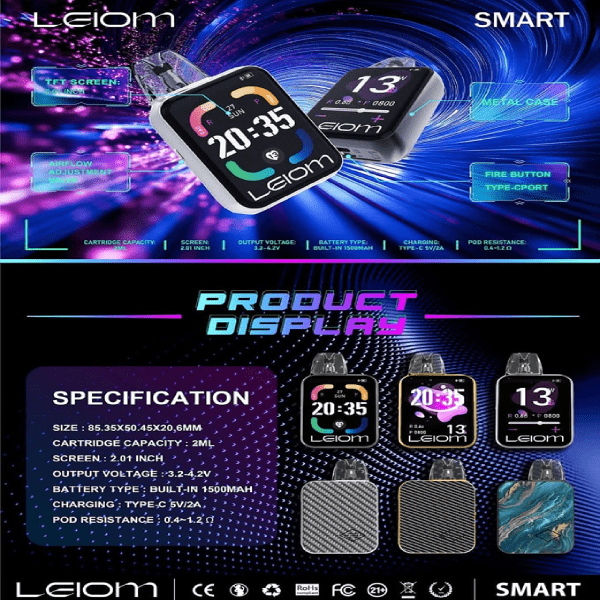 LEIOM ALFA Smart Pod Vape Kit