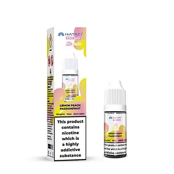 HAYATI PRO MAX NIC SALTS – Lemon Peach passionfruit 10ml