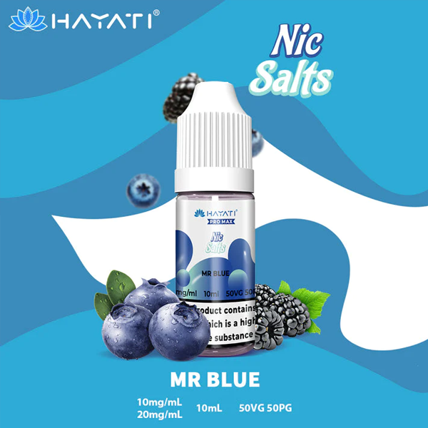 HAYATI PRO MAX NIC SALTS - MR Blue 10ML