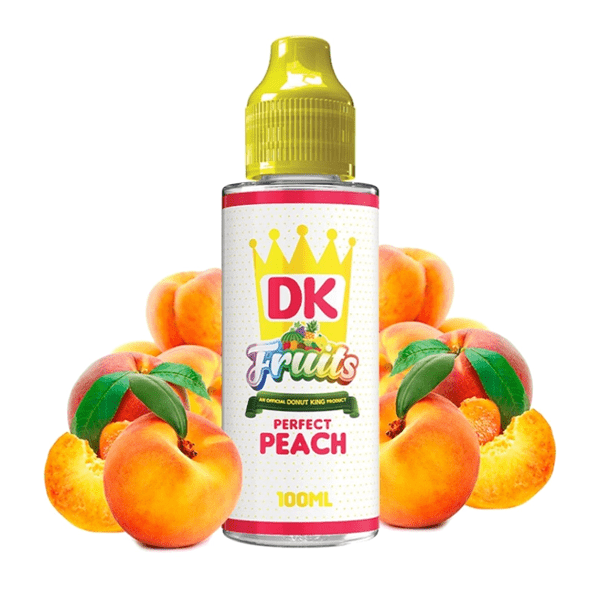 Donut King Fruits – Perfect Peach 100ml Shortfill