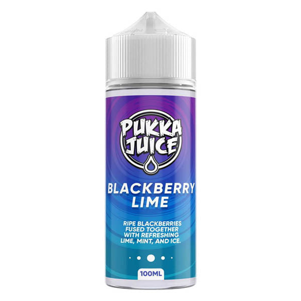PUKKA JUICE E LIQUID 100ML BLACKBERRY LIME