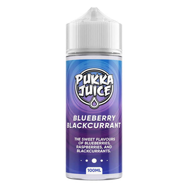 PUKKA JUICE E LIQUID 100ML BLUEBERRY BLACKCURRANT