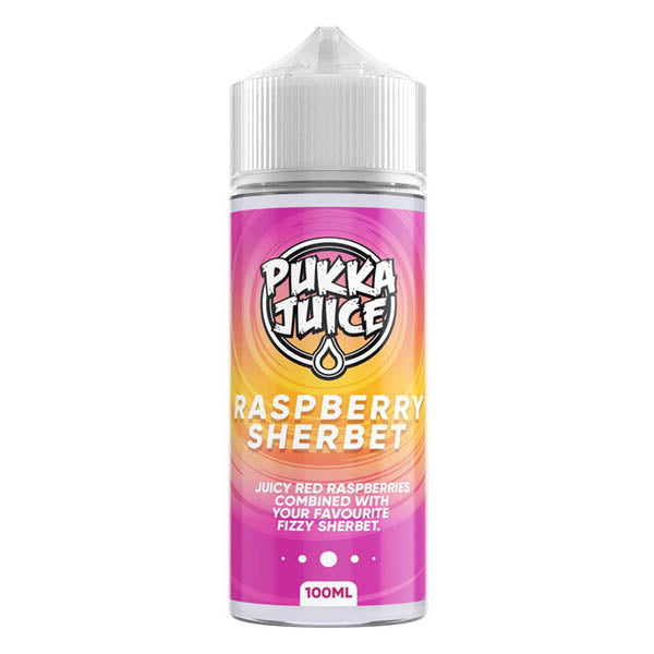 PUKKA JUICE E LIQUID 100ML RASPBERRY SHERBET