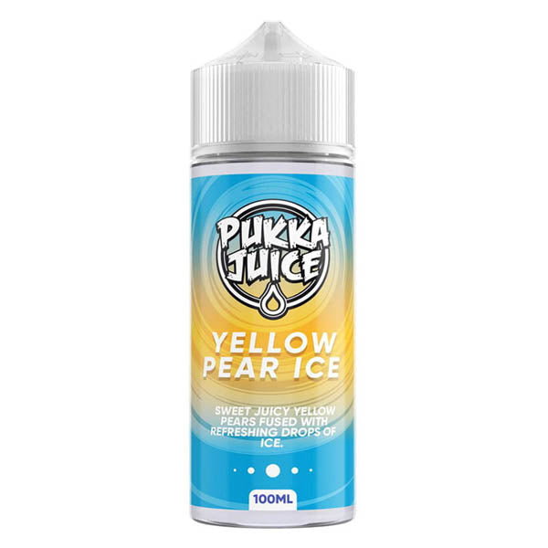 PUKKA JUICE E LIQUID 100ML YELLOW PEAR ICE
