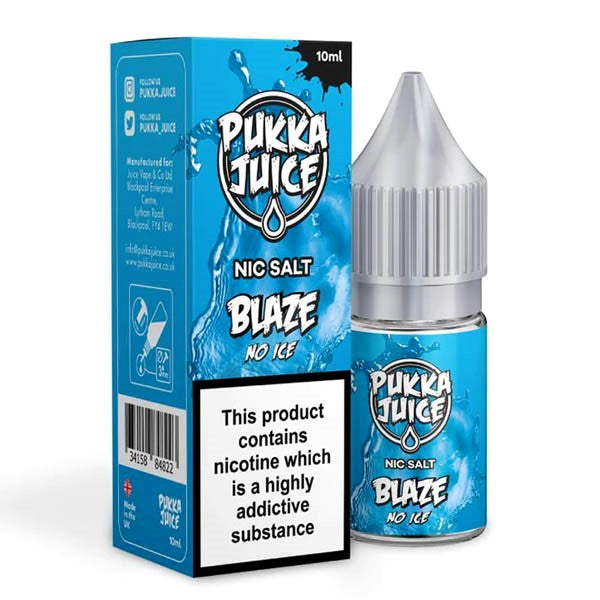 Pukka juice Nic Salts - Blaze No Ice E liquid 10ml