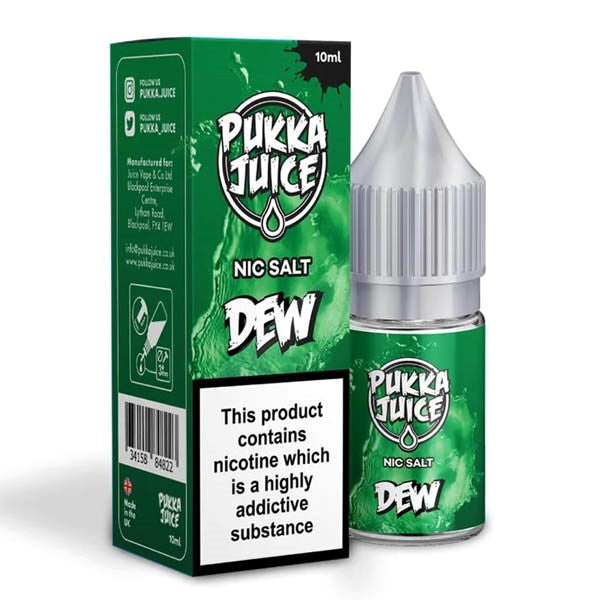 Pukka Juice Nic Salts - Dew E Liquid 10ml