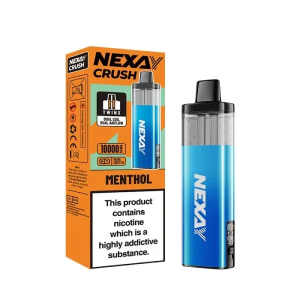 Nexay Crush 10k Puffs Prefilled And Rechargeable Pod Kit