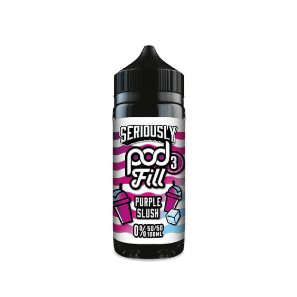 DOOZY VAPE SERIOUSLY POD FILL 3 E LIQUID - PURPLE SLUSH 100ML 50/50