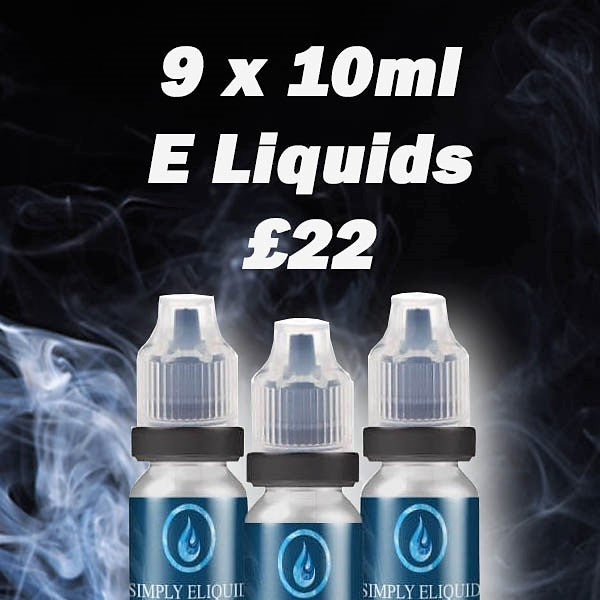 Simply E Liquids (9 x 10ml) for £22