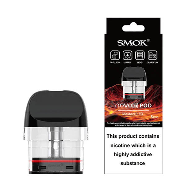 Smok Novo 5 Replacement Pods x 3