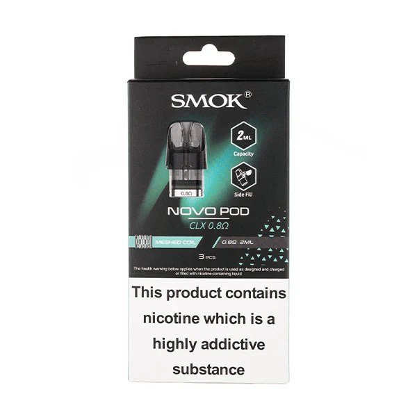 3 x Replacement Smok Novo CLX Pods