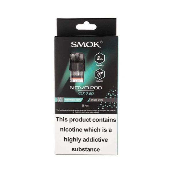 3 x Replacement Smok Novo CLX Pods