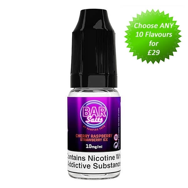 Vampire Vape Bar Salts - Cherry Raspberry Strawberry Ice