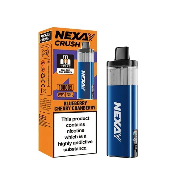 Nexay Crush 10k Puffs Prefilled And Rechargeable Pod Kit