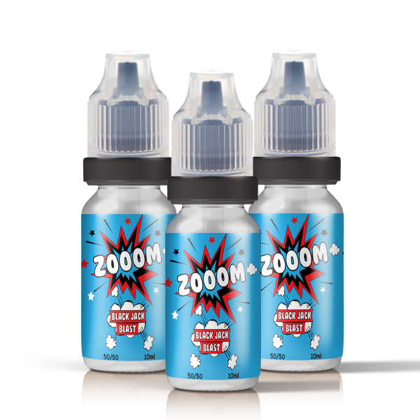 Zooom Black Jack Blast Eliquid Vape Juice - Simply E Liquid
