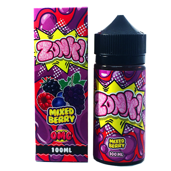 Zonk E Liquid Mixed Berry 100ml Simply Eliquid