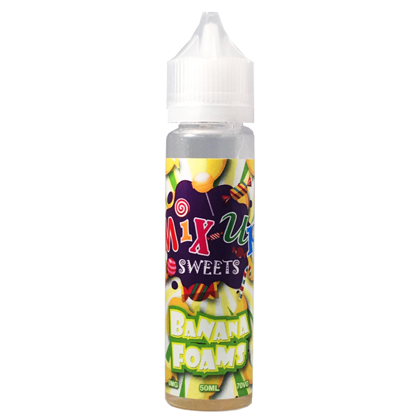 Mix Up Sweets E liquid - Banana Foams 50ml - Simply Eliquid