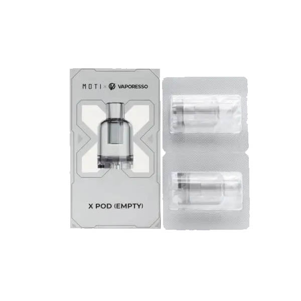 2 x Vaporesso MOTI X replacement Pods 2 x Vaporesso MOTI X replacement Pods