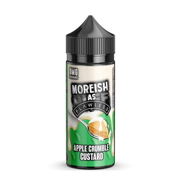 apple crumble custard moreish as flawless eliquid 100ml