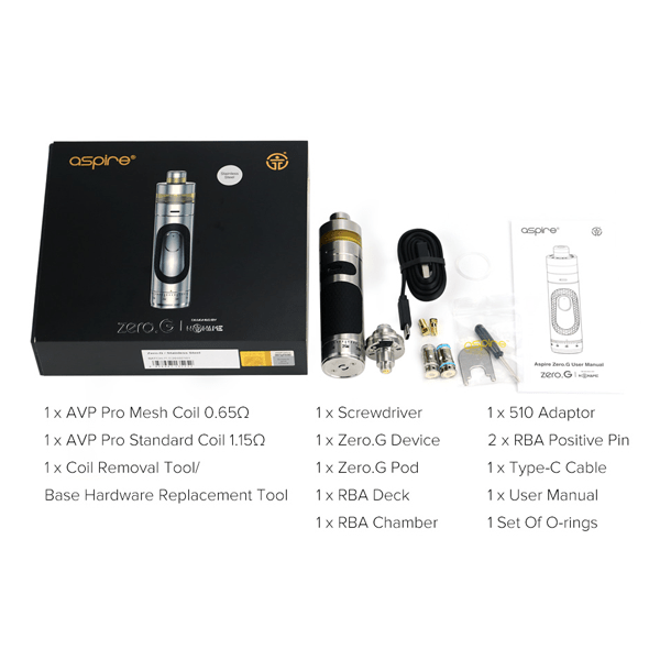 ASPIRE ZERO G POD KIT