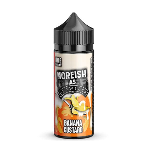 banana custard moreish as flawless eliquid 100ml
