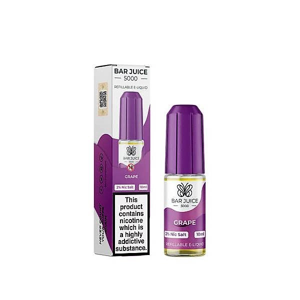 Bar Juice 5000 Nic Salts - Grape