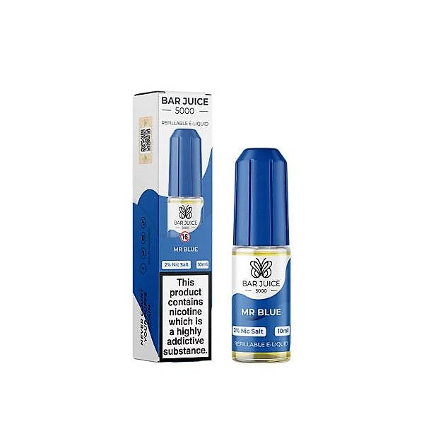 Bar Juice 5000 Nic Salts - Mr Blue
