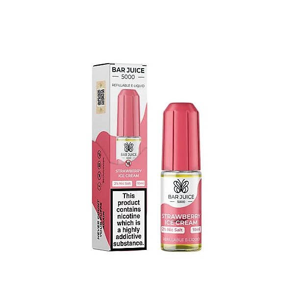Bar Juice 5000 Nic Salts - Strawberry Ice Cream
