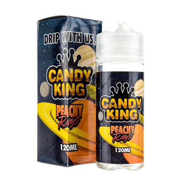 Candy King E Liquid Peachy Rings 100ml Simply E Liquid