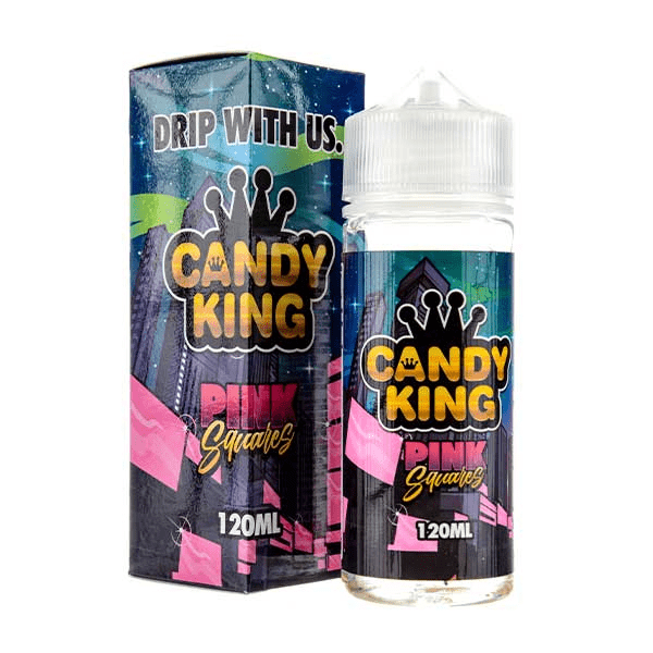 Candy King E Liquid Pink Squares 100ml- Simply E Liquid