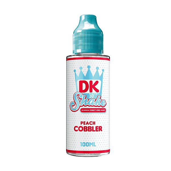 dk n shake eliquid peach cobbler