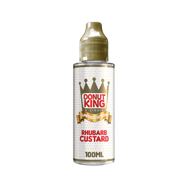 donut king limited edition rhubarb custard 100ml