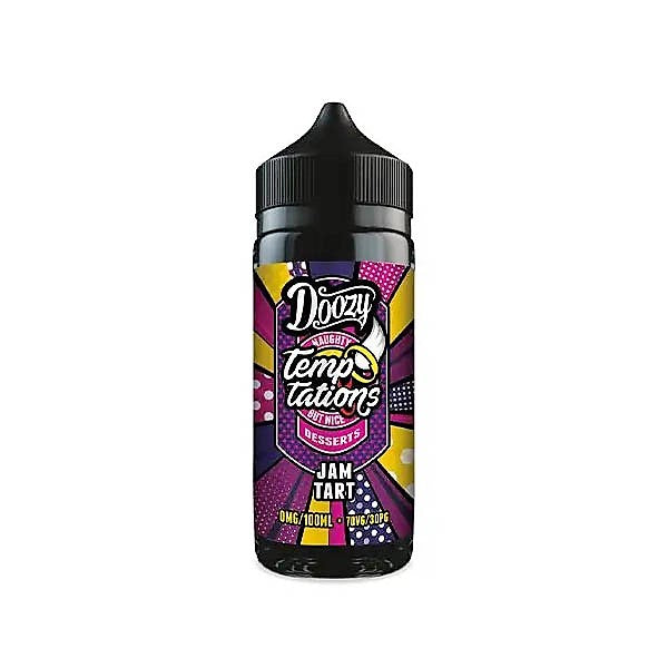 DOOZY VAPE TEMPTATIONS E LIQUID - JAM TART