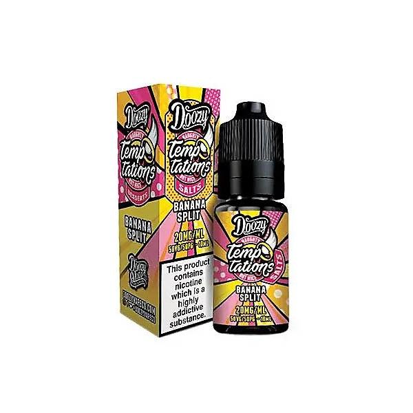 DOOZY VAPE SALTS TEMPTATIONS - BANANA SPLIT