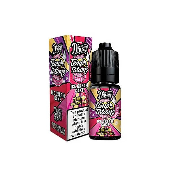 DOOZY VAPE SALTS TEMPTATIONS - ICE CREAM CAKE