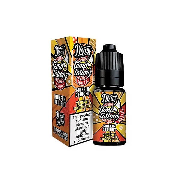 DOOZY VAPE SALTS TEMPTATIONS - MUFFIN DELIGHT