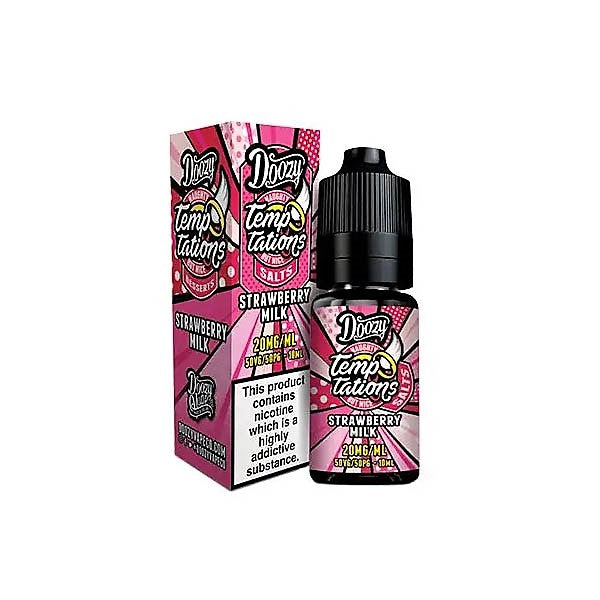 DOOZY VAPE SALTS TEMPTATIONS - STRAWBERRY MILK