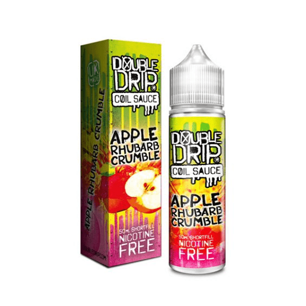 double drip apple rhubarb crumble