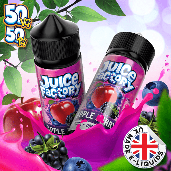 juice factory apple berry eliquid 100ml