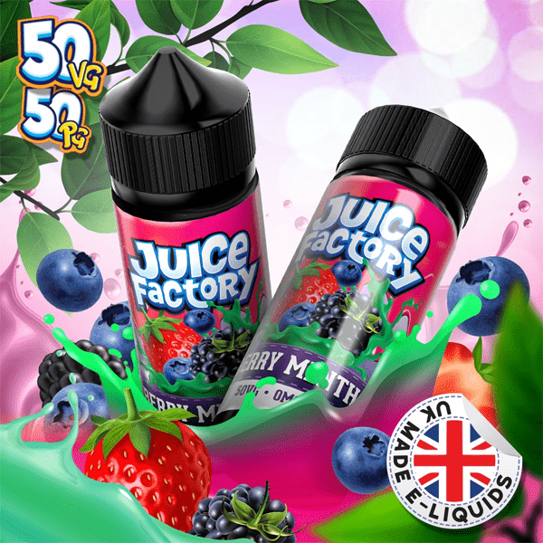 juice factory berry menthol eliquid 100ml