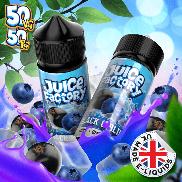 juice factory black and blue eliquid 100ml