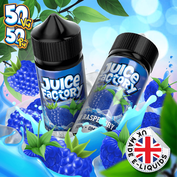 fruit factory blu raspberry ice eliquid100ml