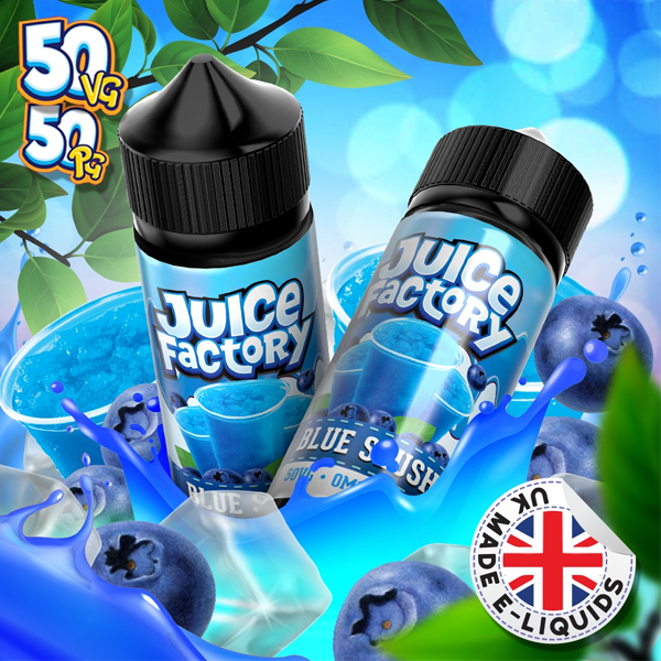 juice factory blue slush eliquid 100ml