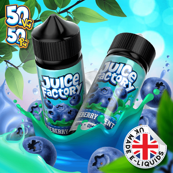 fruit factory blueberry menthol eliquid 100ml