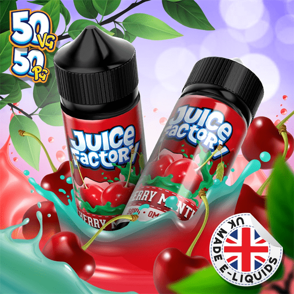 fruit factory cherry menthol eliquid 100ml
