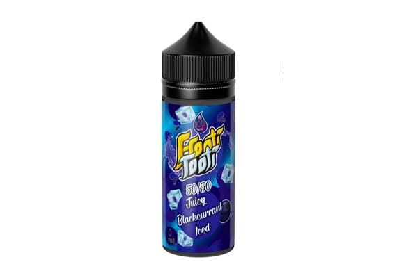 juicy blackcurrant iced 5050 frooti tooti eliquid 100ml
