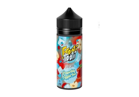 krunchy apple iced 5050 frooti tooti eliquid 100ml