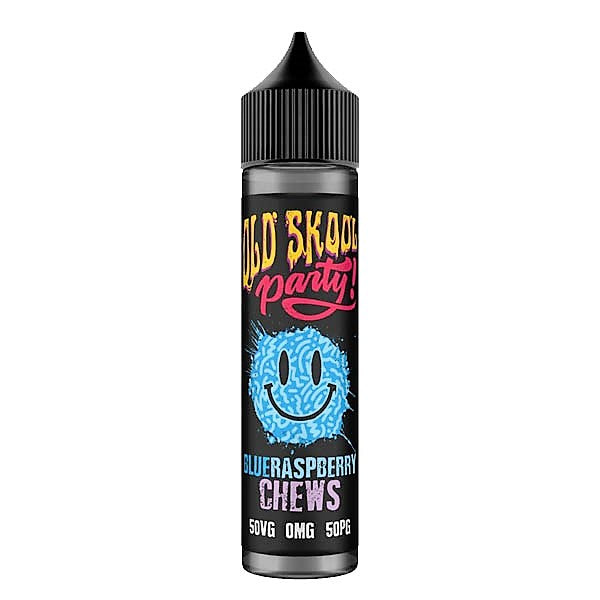 Old Skool Party E Liquid - Blue Raspberry Chews 50ml