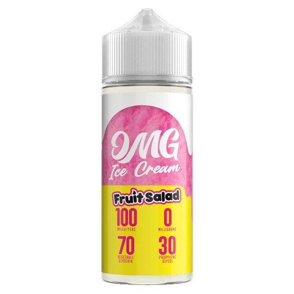 omg ice cream fruit salad